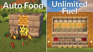 4 EASY Starter Farms For 121 Survival Minecraft [upl. by Borrell838]