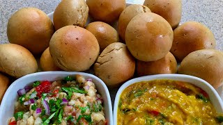 Daal Baatti Chokha  दाल बाटी चोखा  Litti Chokha Recipe  Baati Chokha  Chokha Litti [upl. by Demb]