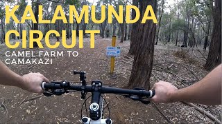 Kalamunda Circuit MTB Trail  Camel Farm to Camakazi  Perth Mountain Bike Trails [upl. by Etsirk]