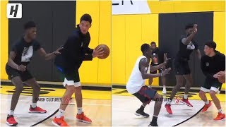 Devin Booker Is Upset about DoubleTeaming in Open Gym [upl. by Gupta]