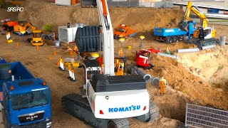 RC TRUCKS AND HANDMADE CONSTRUCTION MACHINES IN MOTION RC DIGGER LIEBHERR SCALEART RC TRUCKS [upl. by Oknuj]