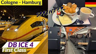 Germanys newest highspeed train ICE 4 First Class  Cologne to Hamburg Trip Report [upl. by Moe]