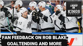 Kings fans on Rob Blake LA goaltending and more [upl. by Robby]