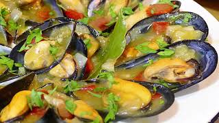 🦪 Mejillones en Salsa 💃 Picante🌶 [upl. by Oicaroh]