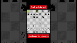 Englund Gambit Checkmate in 18 moves chessgame [upl. by Suqram]