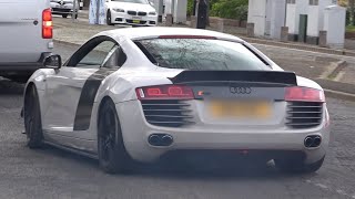 Modified Cars Leaving a Car Show Auto Culture Show  Doncaster Racecourse [upl. by Steinke]