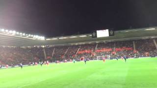 Oh when the saints go marching in Southampton vs Arsenal [upl. by Fortune]