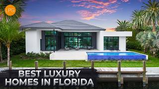 TAKE A LOOK AT THE BEST LUXURY HOMES IN FLORIDA  MILLIONAIRE HOME TOUR 🔥 [upl. by Aij]