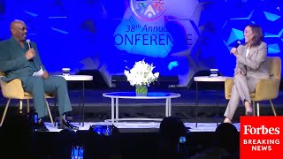 JUST IN VP Kamala Harris And Steve Harvey Discuss Economic Opportunity At Atlanta Georgia Event [upl. by Niwred]