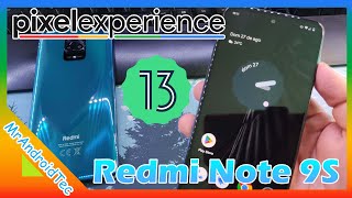 Xiaomi redmi note 9s modificado de Rom Pixelexperience Android 13 Un mes de uso [upl. by Lesak]