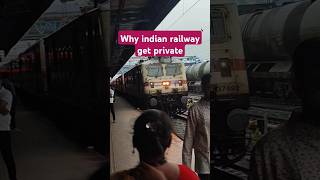 Why indian railwaytrain railway indianrailways railfans shorts [upl. by Lleinad]