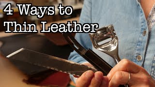 4 Ways to Thin Leather [upl. by Sommer]