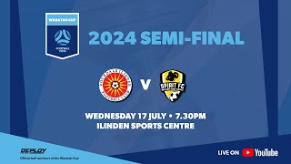 2024 Waratah Cup  Semi Final Rockdale Ilinden FC v NWS Spirit FC [upl. by Kohl]