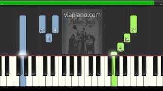 👻 The Addams Family Theme I Piano Tutorial  Sheet Music [upl. by Nodnarb339]