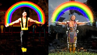 Mortal Kombat All FRIENDSHIP Comparisons MK2 MK3 MKT MK11 [upl. by Sephira]