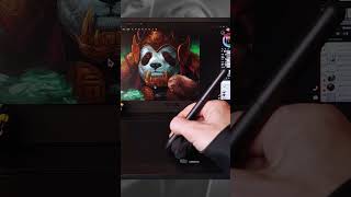 Painting a panda in Magma with UGEE M708 [upl. by Annaeel]