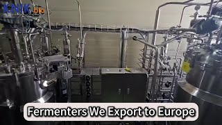 Fermenters  We Export to Europe fermenter bioreactor centrifuge factorylab lab [upl. by Nalyad]