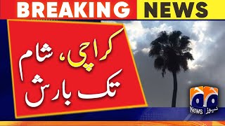 Weather updates  Karachi rainy weather  Geo News [upl. by Nolram831]