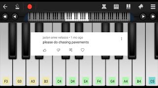 Chasing Pavements  Adele • Perfect Piano [upl. by Neeven]