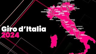 GIRO 2024  Le parcours complet en vidéo [upl. by Aneerak779]