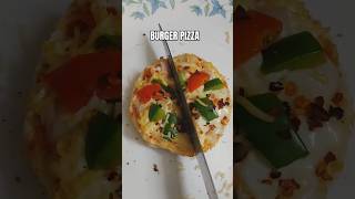 Cheeseburst Burger Pizza shorts cheeseburger cooking food breadpizza pizza [upl. by Notsuj]