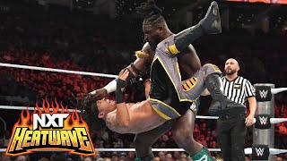 Oba Femi vs Wes Lee – NXT North American Title Match NXT Heatwave 2024 highlights [upl. by Odnalro]