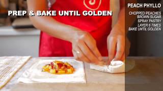 Recipes  Peach Phyllo [upl. by Ennyroc21]