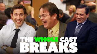 the office bloopers but the ENTIRE cast breaks  Comedy Bites [upl. by Lhary471]