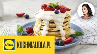 KOKOSOWE PANCAKES Z KREMEM 🔥  Kinga Paruzel amp Kuchnia Lidla [upl. by Epifano]