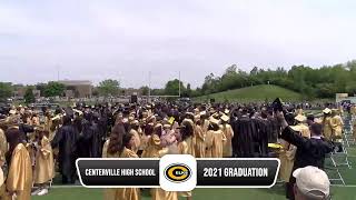 Centerville High School Ohio 2021 Graduation Ceremony [upl. by Anirroc]