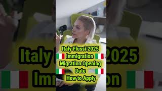 Italys New Immigration Openings for Seasonal Jobs  Seasonal amp NonSeasonal Immigration 2025 [upl. by Dominique]