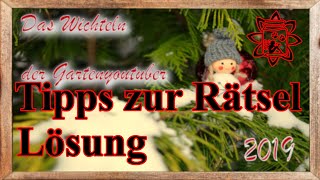 Wichteln der Gartenyoutuber  Tipps zur Rätsel Lösung  Hilfe zum Rätsel  Viel Glück [upl. by Pilif]