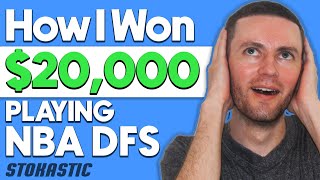 I WON 20K using THIS NBA DFS strategy [upl. by Nava]