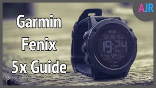 Garmin Fenix 5x ultimate tips and tricks user guide  improve battery life GPS accuracy and maps [upl. by Nyrat]