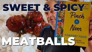 Sweet and spicy Meatballs  Pinch of Nom Recipe [upl. by Drofxer]