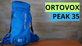 Recensione Ortovox Peak 35  Zaino TUTTOFARE da Alpinismo e Scialpinismo [upl. by Mullen]