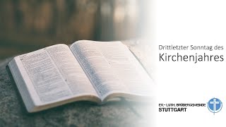 Gottesdienst liveÜbertragung  Drittletzter Sonntag des Kirchenjahres [upl. by Plafker]