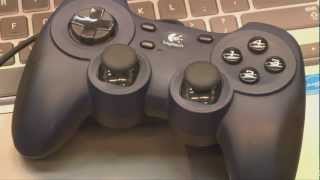 Classic Game Room  LOGITECH DUAL ACTION GUF13A PC controller review [upl. by Skyler]