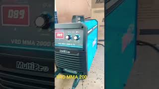 Review VRD MMA 200D GTY Multipro welder welding work [upl. by Ziegler]