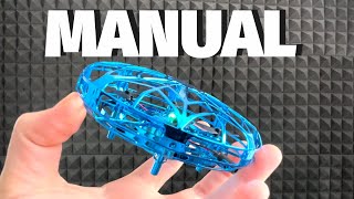 UFO Drone Manual for Beginners [upl. by Neelie]