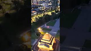 Flight at Dust Shrine of Remembrance City of Melbourne [upl. by Tham29]