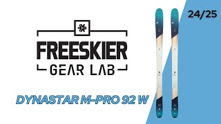 FREESKIER Gear Lab First Impression Dynastar MPro 92 W [upl. by Aihpled]