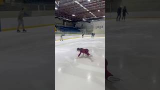 hydroblade attempt day 1 🤶 figureskating axel iceskating edea hydroblade rollerskating spin [upl. by Croteau]