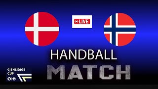 Denmark Vs Norway handball match Gjensidige Cup 2024 [upl. by Ecyor]