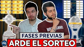 SORTEO COPA LIBERTADORES y SUDAMERICANA 2024🔥FASES PREVIAS😱REACCIÓN y ANÁLISIS [upl. by Tiffy]