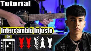 Intercambio Injusto  Ivan Cornejo  Guitarra  TUTORIAL  Acordes [upl. by Dlaregztif]