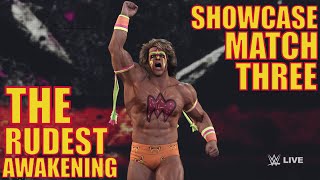 WWE2K24 Showcase  Match Three  The Rudest Awakening [upl. by Mignon]