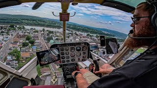 Flying LIDAR Survey In The Bell 206 [upl. by Naujd]