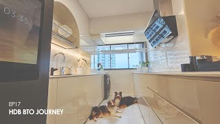 Kitchen Tour amp Reno Tips Part 2  SelfDesigned Neutral Contemporary Home  EP17 HDB BTO [upl. by Araem771]