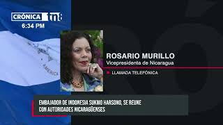 Vicepresidenta de Nicaragua anuncia los altares de la virgen María [upl. by Aidnic]